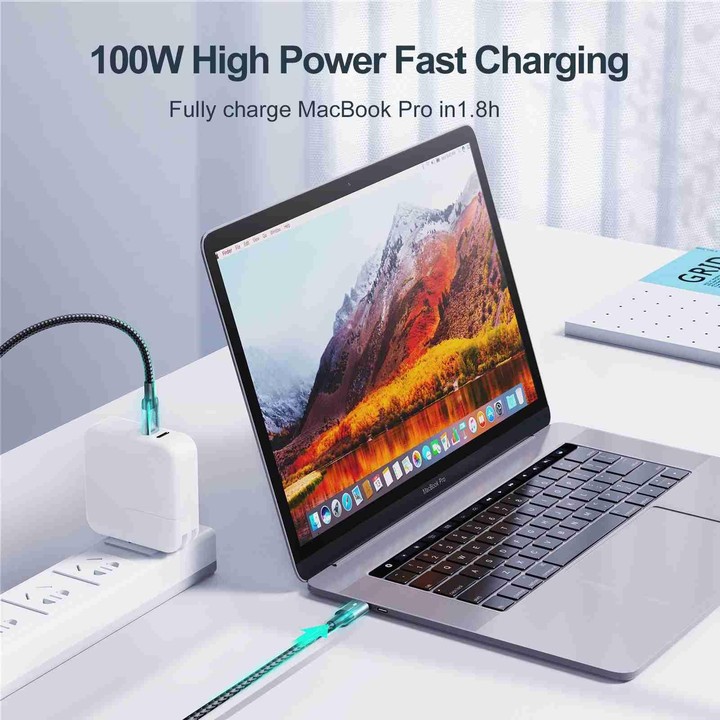 JOYROOM S-CC100A10 Extraordinary Series 100W USB-C / Type-C to USB-C / Type-C Fast Charging Data Cable, Cable Length:1.2m(White)