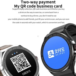 BM01 1.45 inch Steel Band IP68 Waterproof Smart Watch Support Bluetooth Call / NFC(Silver)