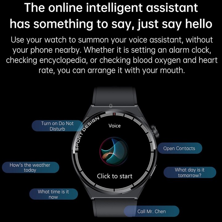 HDT 3 Max 1.6 inch Leather Band IP67 Waterproof Smart Watch Support Bluetooth Call / NFC(Black)