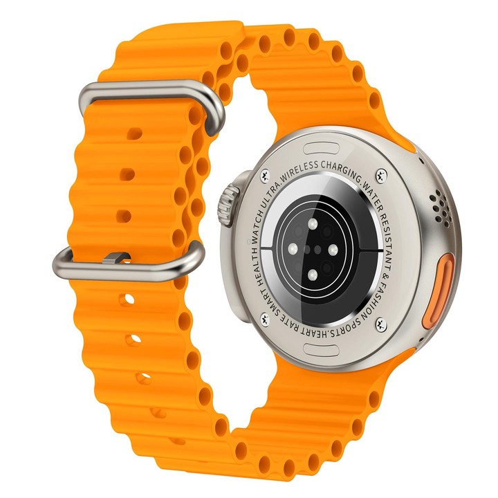 K9 Ultra Pro 1.39 inch Silicone Band IP67 Waterproof Smart Watch Support Bluetooth Call / NFC(Orange)