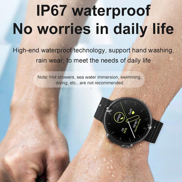 K9 Ultra Pro 1.39 inch Silicone Band IP67 Waterproof Smart Watch Support Bluetooth Call / NFC(Orange)