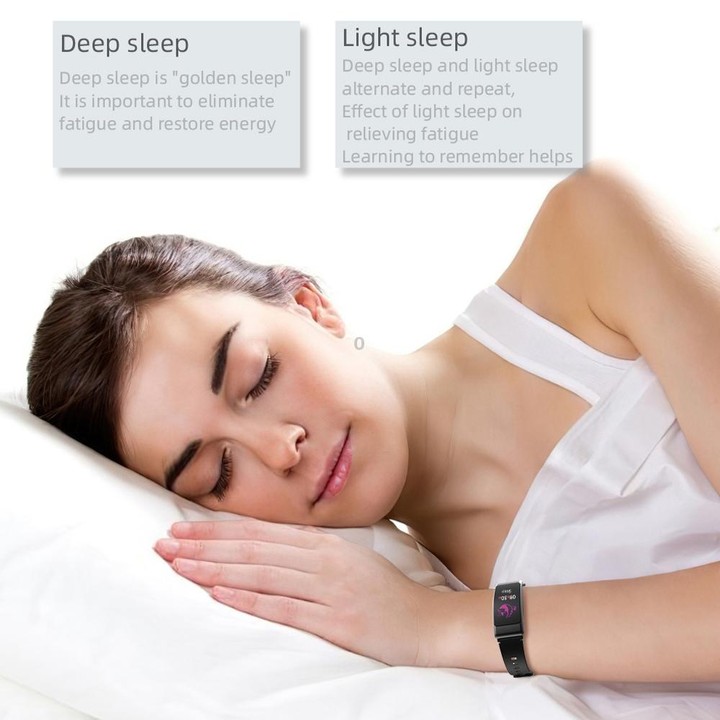 K50+ 0.96 inch Leather Band Earphone Detachable Life Waterproof Smart Watch Support Bluetooth Call(Black)