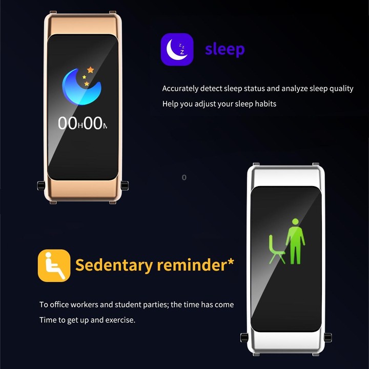 K50 1.08 inch Silicone Band Earphone Detachable IP67 Waterproof Smart Watch Support Bluetooth Call(Black Silver)