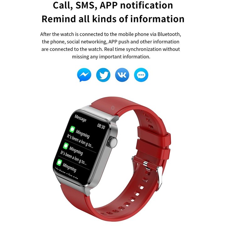 T50 1.85 inch Leather Band IP67 Waterproof Smart Watch Supports Voice Assistant / Health Monitoring(Brown)