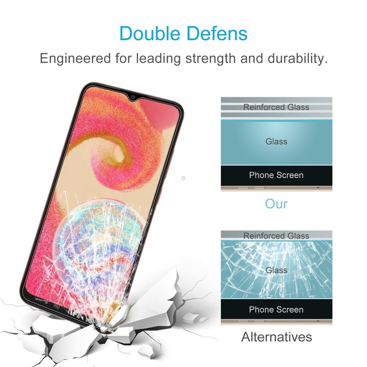 For Samsung Galaxy F14 50pcs 0.26mm 9H 2.5D Tempered Glass Film