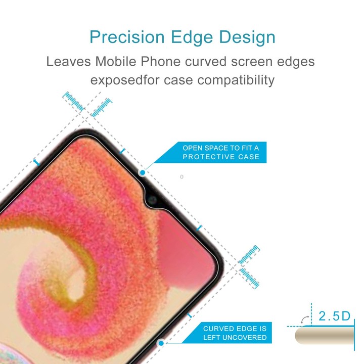For Samsung Galaxy F14 50pcs 0.26mm 9H 2.5D Tempered Glass Film