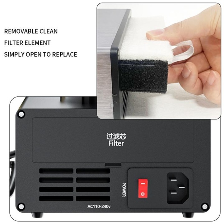 D301 Multifunctional Intelligent Smoking Constant Temperature Soldering Disassembly Rework Station(US Plug)