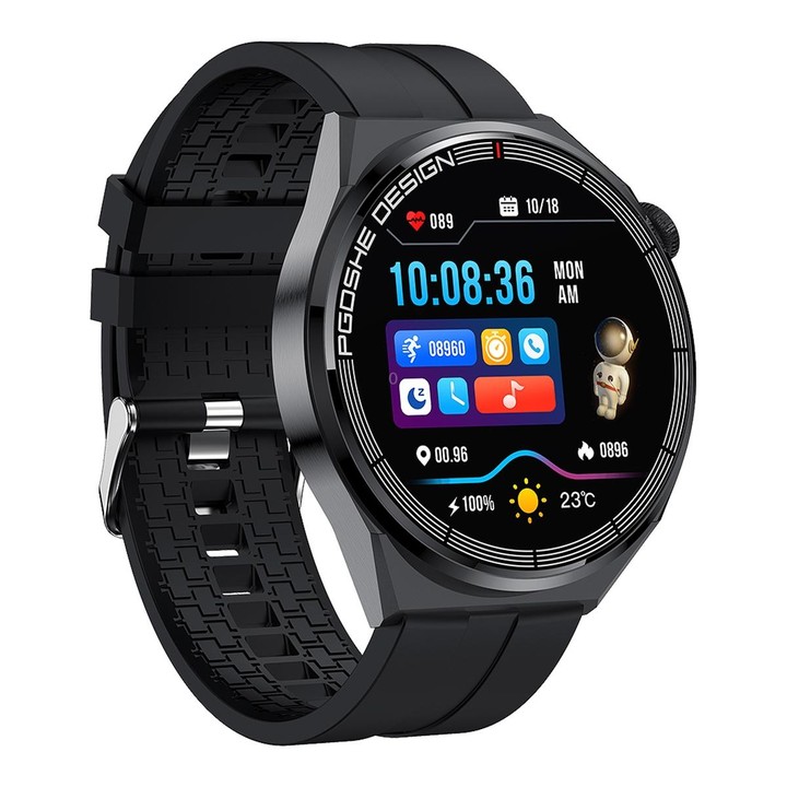 PG3 Pro 1.41 inch TFT Screen Smart Watch, Support Heart Rate / Blood Pressure Monitoring(Black)