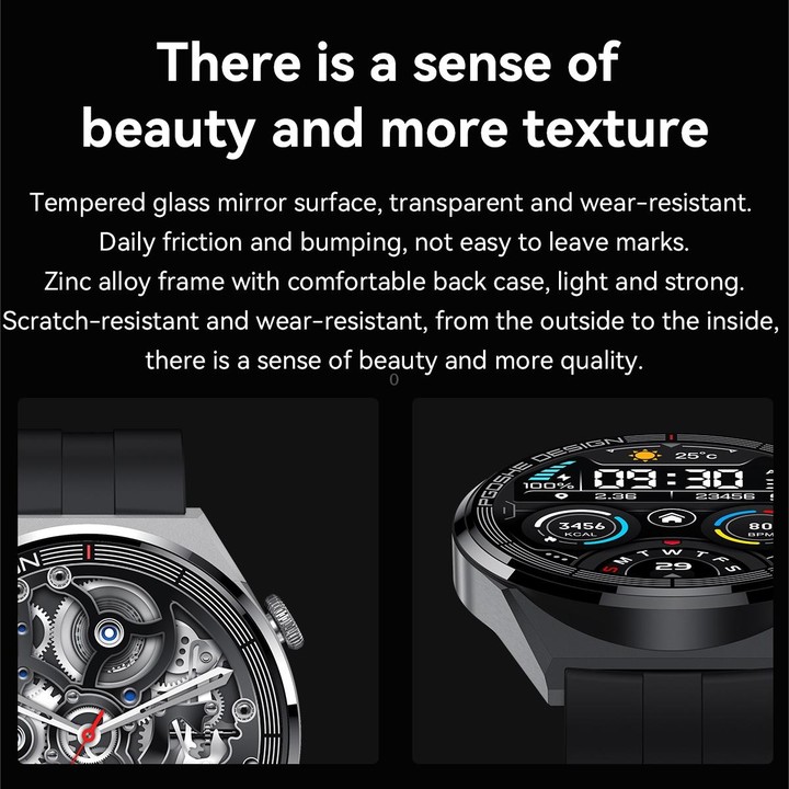 PG3 Pro 1.41 inch TFT Screen Smart Watch, Support Heart Rate / Blood Pressure Monitoring(Black)