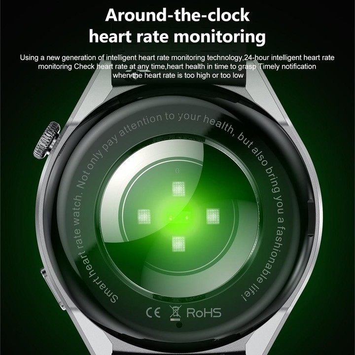 PG3 Pro 1.41 inch TFT Screen Smart Watch, Support Heart Rate / Blood Pressure Monitoring(Black)
