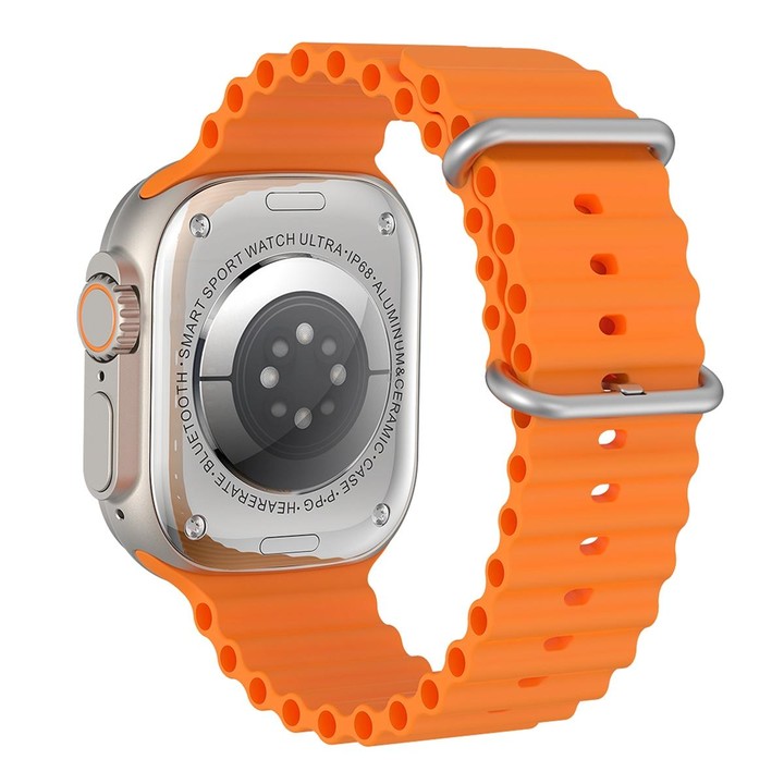 S800 Ultra Max 1.96 inch TFT Screen Smart Watch, Support Heart Rate / Blood Pressure Monitoring(Orange)