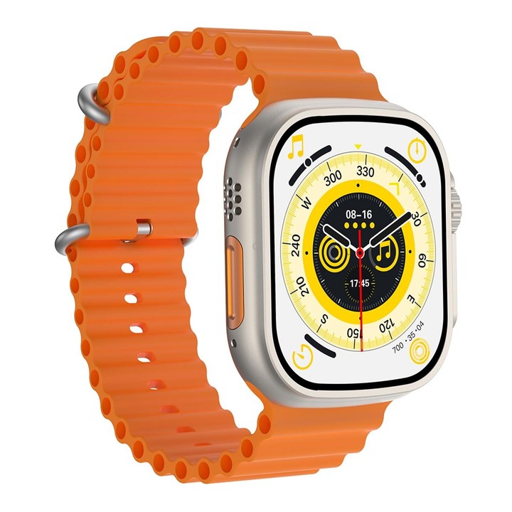 S800 Ultra Max 1.96 inch TFT Screen Smart Watch, Support Heart Rate / Blood Pressure Monitoring(Orange)