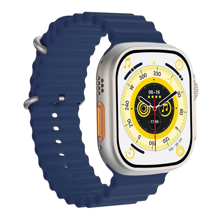 S800 Ultra Max 1.96 inch TFT Screen Smart Watch, Support Heart Rate / Blood Pressure Monitoring(Blue)