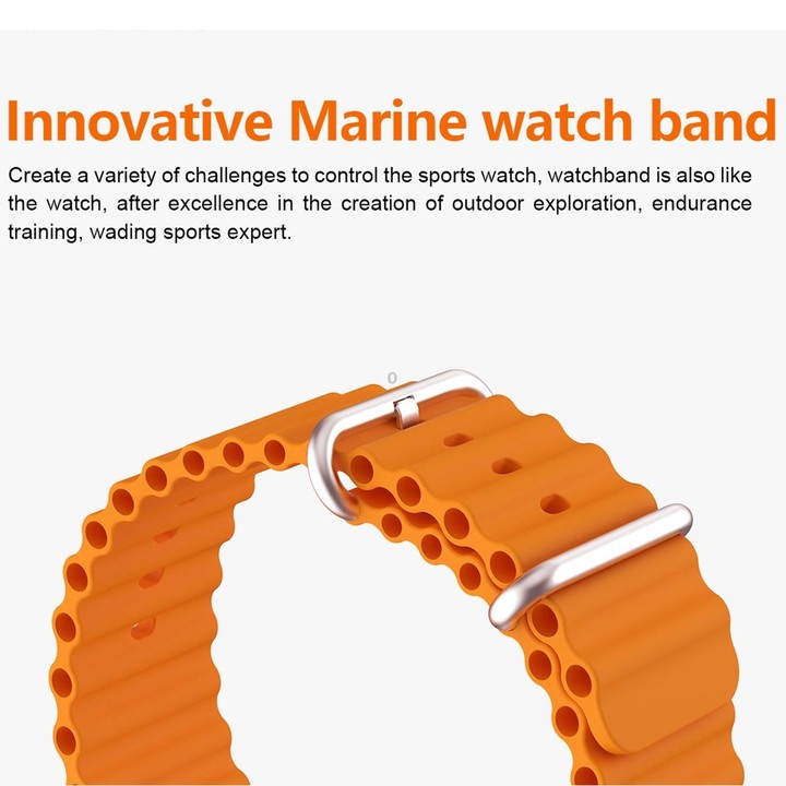MT30 1.6 inch HD Screen TPU Strap Smart Watch Supports Voice Calls/Blood Oxygen Monitoring(Orange)