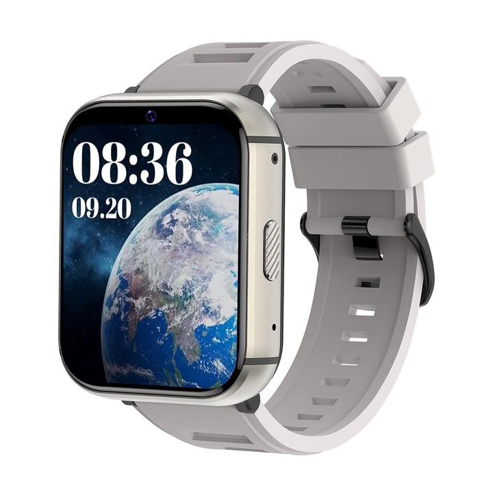 Q668 1.99 inch Screen 4G Smart Watch Android 9.0, Specification:2GB+16GB(Silver)