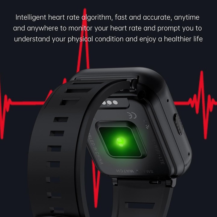 Q668 1.99 inch Screen 4G Smart Watch Android 9.0, Specification:2GB+16GB(Silver)