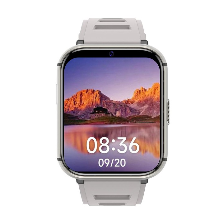 Q668 1.99 inch Screen 4G Smart Watch Android 9.0, Specification:2GB+16GB(Silver)