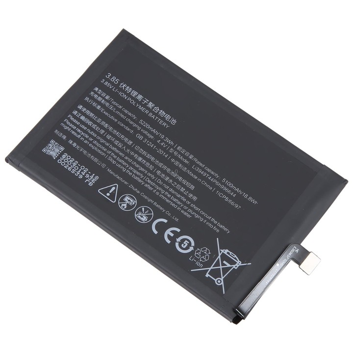 For ZTE Nubia RedMagic 3 / 3S NX629J-V1S 5100mAh Battery Replacement Li3949T44P6h996644