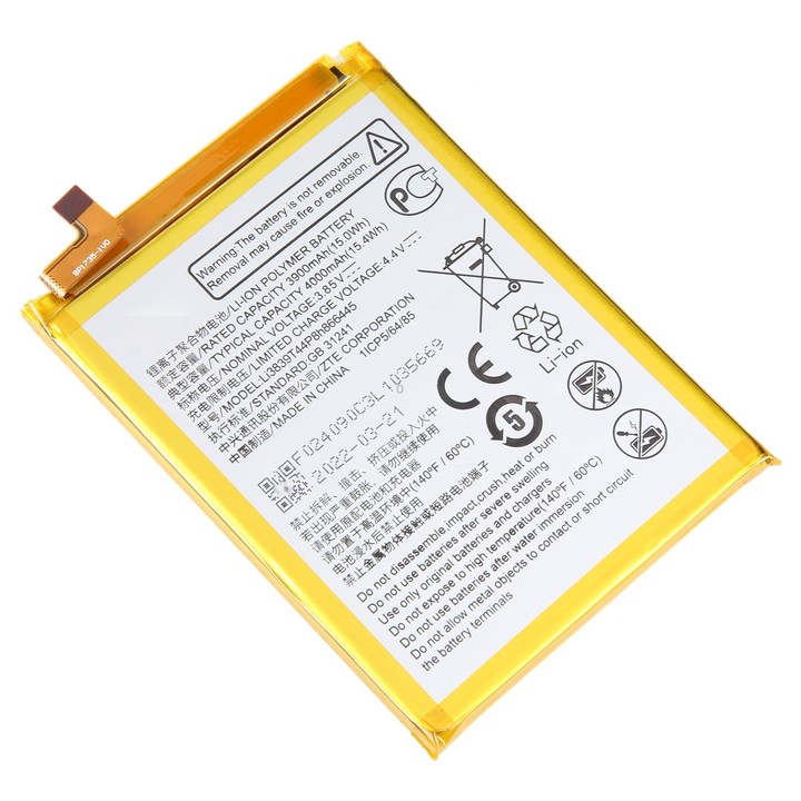 For ZTE 7530N 3900mAh Battery Replacement Li3839T44P8h866445