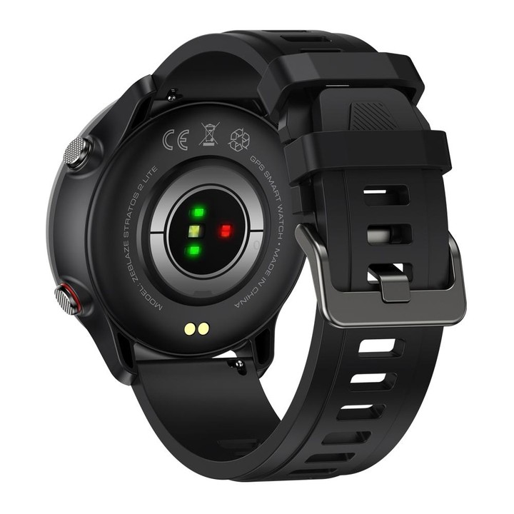 Zeblaze Stratos 2 Lite 1.32 inch IPS Screen 5 ATM Waterproof GPS Smart Watch, Support Heart Rate Monitoring / Sports Mode(Black)