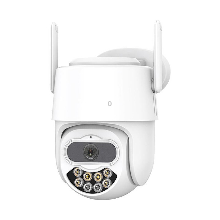 QX82 400W Dual Screen Dual Channel Synchronous Monitoring IP Camera, Plug:AU Plug