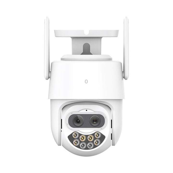 QX82 400W Dual Screen Dual Channel Synchronous Monitoring IP Camera, Plug:EU Plug