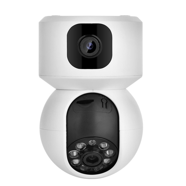 YT66 Dual 2MP Wireless Smart PTZ Camera, Plug:AU Plug