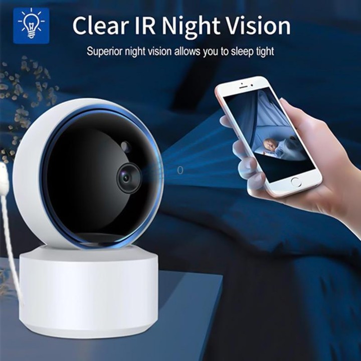 YT50 3MP Smart WIFI PTZ Camera Baby Monitor, Plug:AU Plug