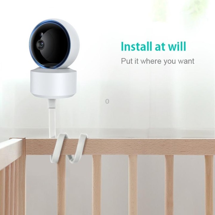 YT50 3MP Smart WIFI PTZ Camera Baby Monitor, Plug:EU Plug
