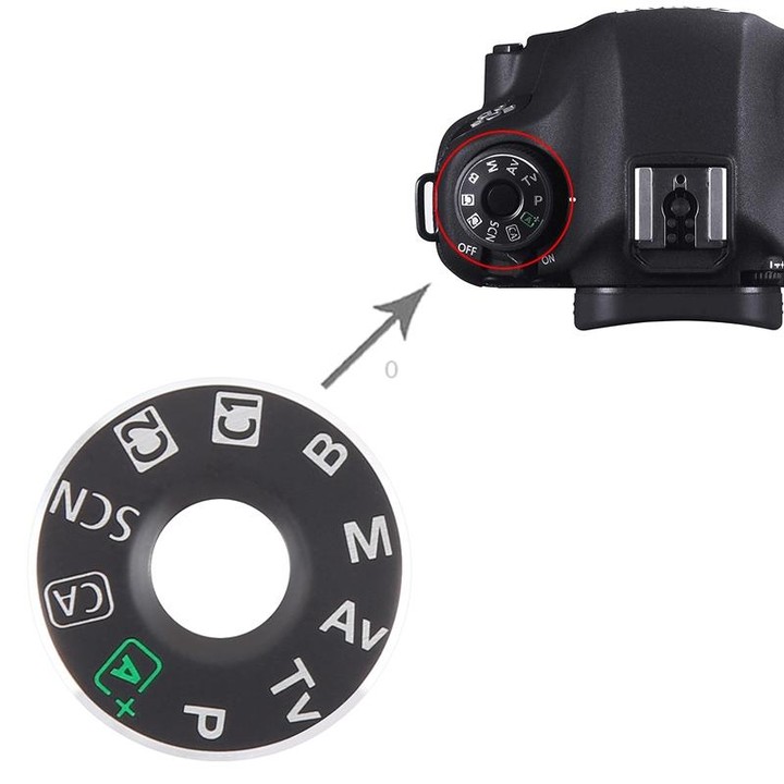 For Canon EOS 6D OEM Mode Dial Iron Pad