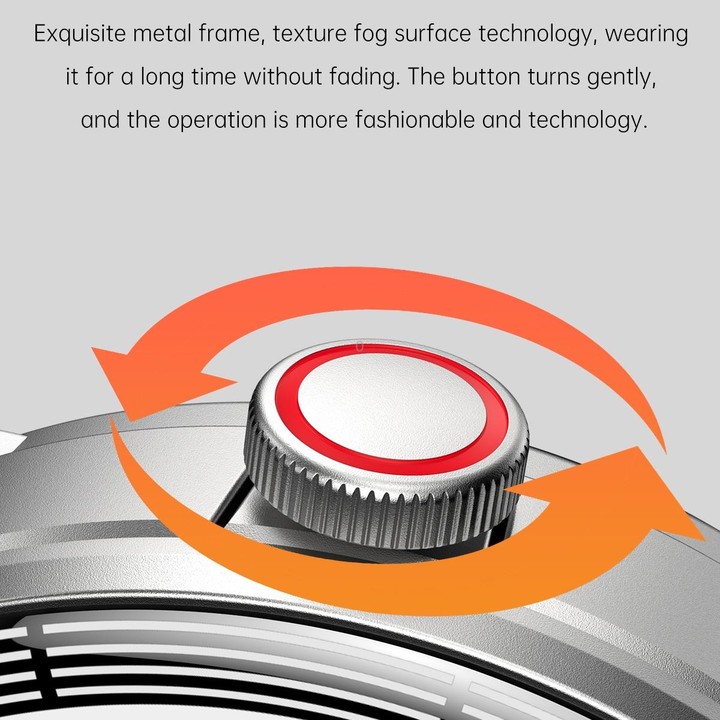R6 1.32 inch Round Screen 2 in 1 Bluetooth Earphone Smart Watch, Support Bluetooth Call / Health Monitoring(Silver Steel Strap)