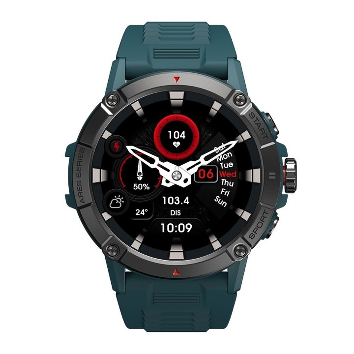 Zeblaze Ares 3 1.52 inch IPS Screen Smart Watch Supports Health Monitoring / Voice Calls(Steel Blue)