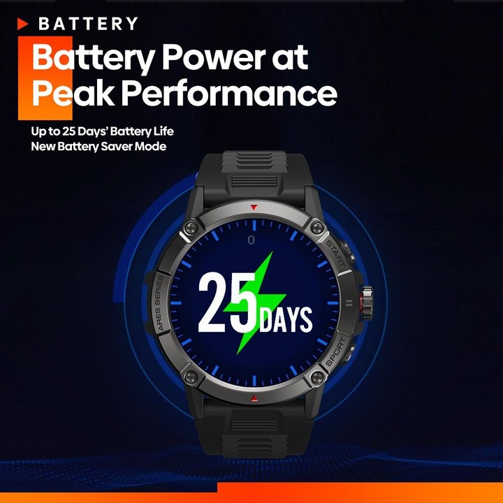 Zeblaze Ares 3 1.52 inch IPS Screen Smart Watch Supports Health Monitoring / Voice Calls(Wild Green)