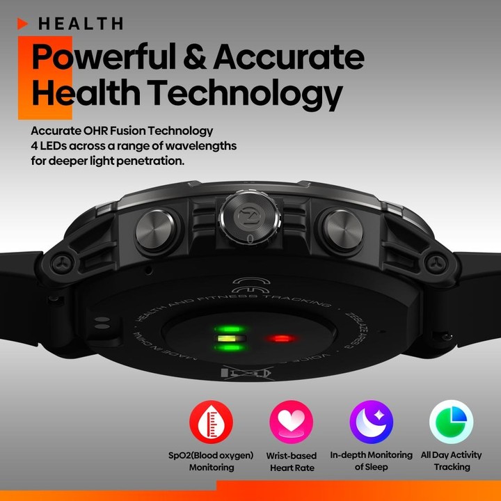 Zeblaze Ares 3 1.52 inch IPS Screen Smart Watch Supports Health Monitoring / Voice Calls(Wild Green)