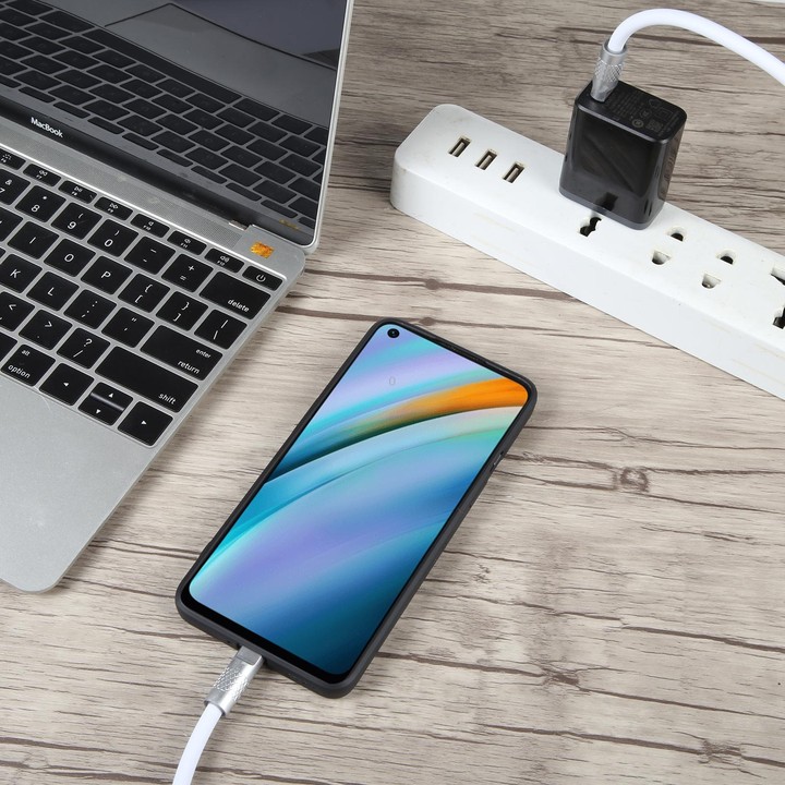 Mech Series 120W USB-C / Type-C to USB-C / Type-C Metal Plug Silicone Fast Charging Data Cable, Length: 1.2m(White)