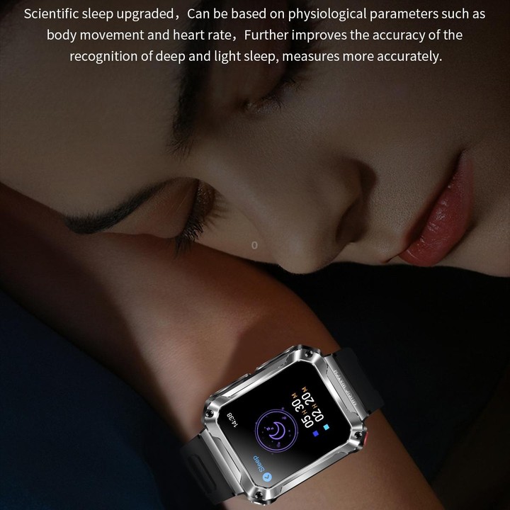 OVISEN T93 1.96 inch IPS Screen 2 in 1 Bluetooth Headset Smart Watch, Supports Blood Oxygen Monitoring/Bluetooth Music(Green)