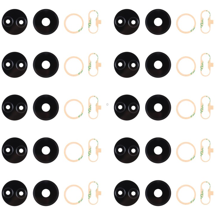 For Tecno Camon 19 10pcs Back Camera Lens