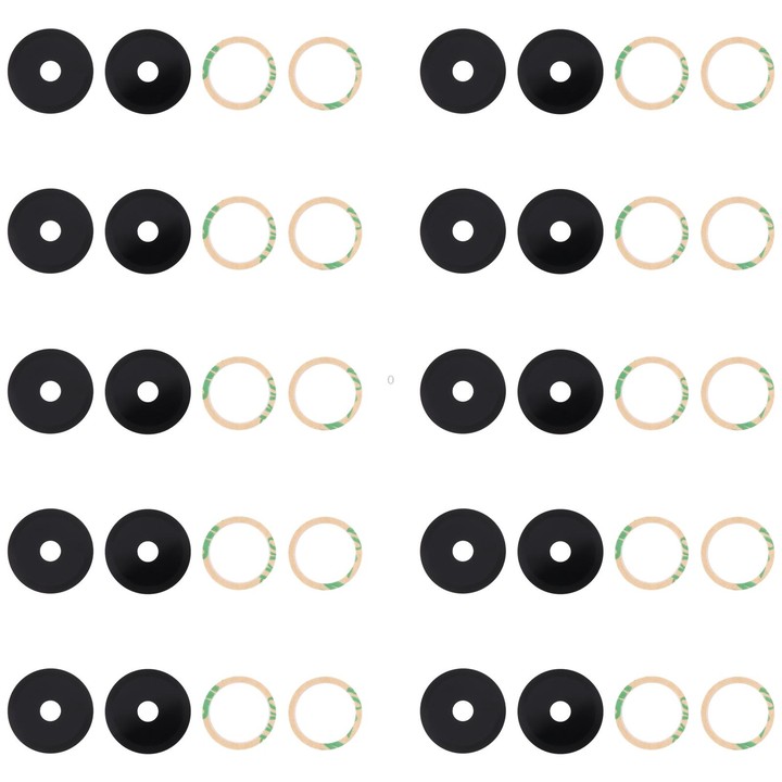 For vivo Y02S 10pcs Back Camera Lens