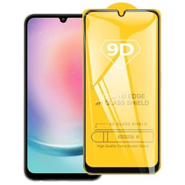 For Samsung Galaxy A24 5G 9D Full Glue Full Screen Tempered Glass Film