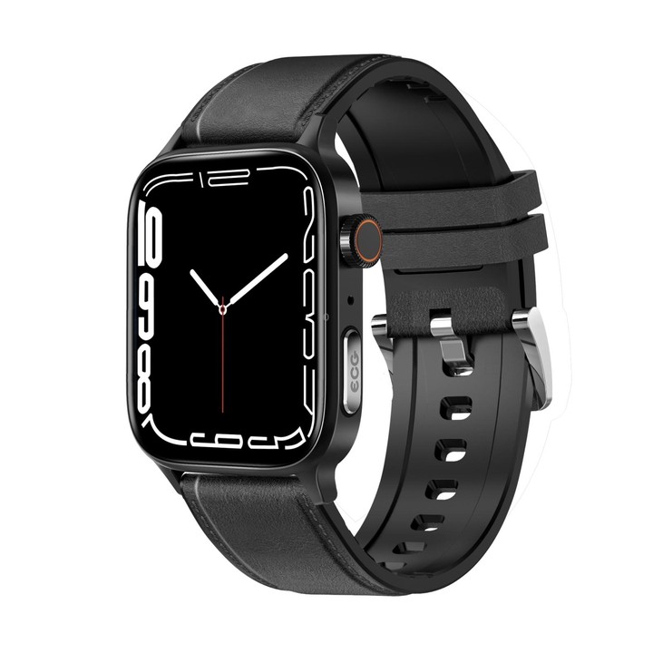 G22 1.85 inch TFT Screen Leather Band Health Smart Watch, Support Bluetooth Call / Plateau Blood Oxygen / Body Temperature / Arr