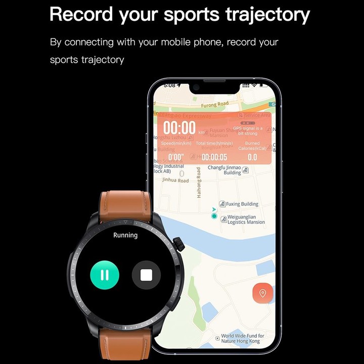 T52 1.39 inch IP67 Waterproof Silicone Band Smart Watch Supports Bluetooth Call / Blood Oxygen / Body Temperature Monitoring(Blu