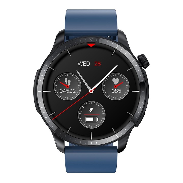 T52 1.39 inch IP67 Waterproof Silicone Band Smart Watch Supports Bluetooth Call / Blood Oxygen / Body Temperature Monitoring(Blu