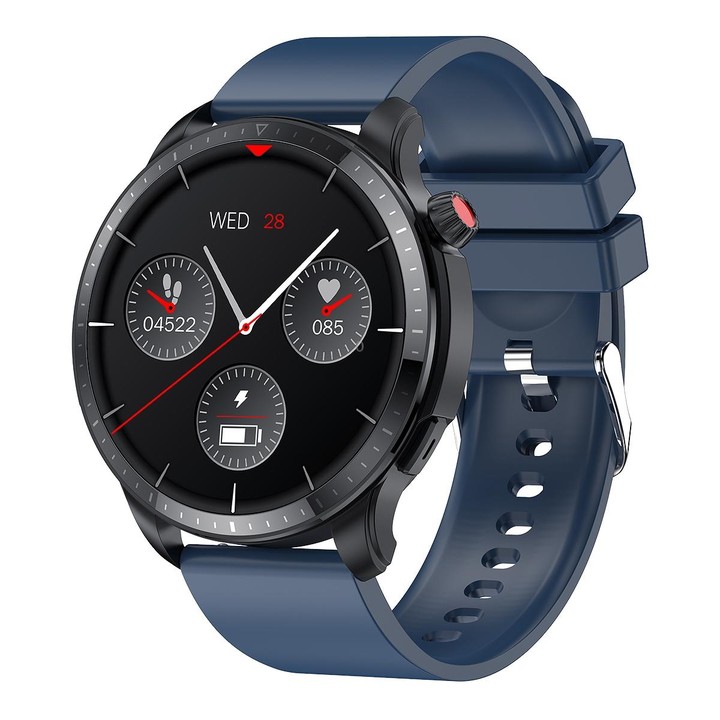 T52 1.39 inch IP67 Waterproof Silicone Band Smart Watch Supports Bluetooth Call / Blood Oxygen / Body Temperature Monitoring(Blu