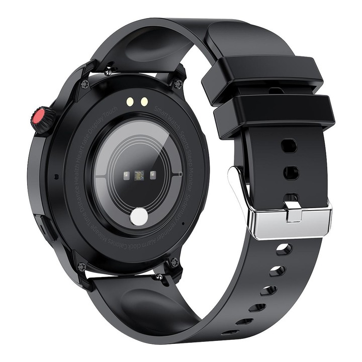 T52 1.39 inch IP67 Waterproof Silicone Band Smart Watch Supports Bluetooth Call / Blood Oxygen / Body Temperature Monitoring(Bla