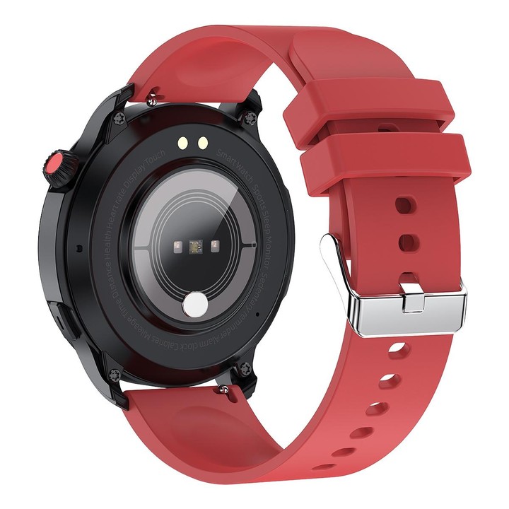 T52 1.39 inch IP67 Waterproof Silicone Band Smart Watch Supports Bluetooth Call / Blood Oxygen / Body Temperature Monitoring(Red