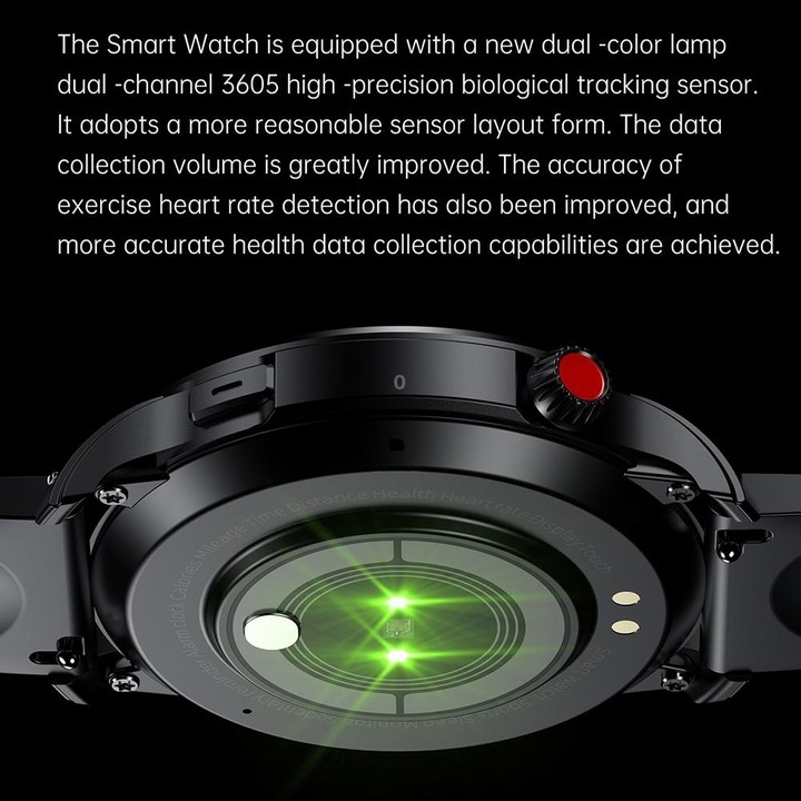T52 1.39 inch IP67 Waterproof Leather Band Smart Watch Supports Bluetooth Call / Blood Oxygen / Body Temperature Monitoring(Brow
