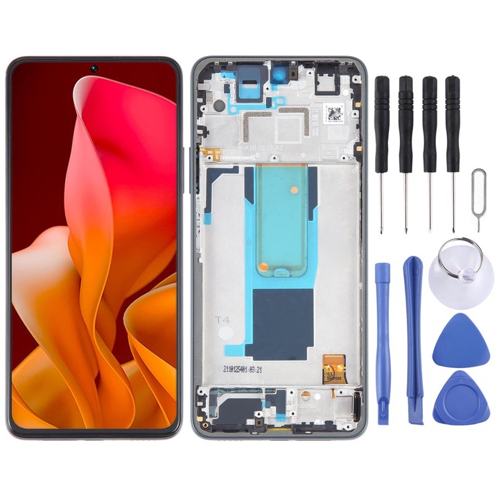 For Xiaomi 11i HyperCharge 5G LCD Screen Digitizer Full Assembly with Frame(Green)