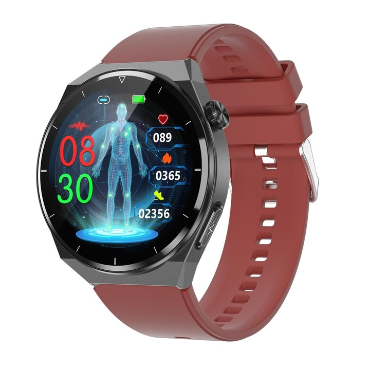 TK20 1.39 inch Silicone Band Smart Watch Supports ECG / Remote Families Care / Body Temperature Monitoring(Red)