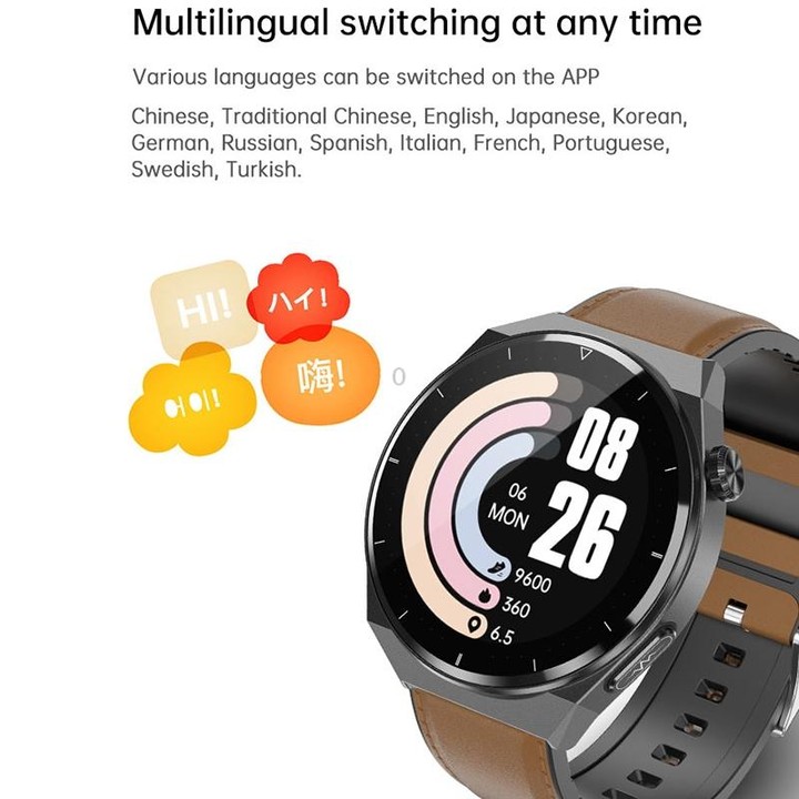 TK20 1.39 inch Silicone Band Smart Watch Supports ECG / Remote Families Care / Body Temperature Monitoring(Red)