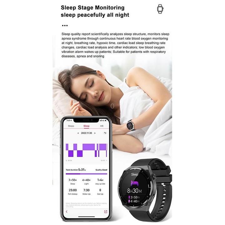 TK20 1.39 inch Silicone Band Smart Watch Supports ECG / Remote Families Care / Body Temperature Monitoring(Red)